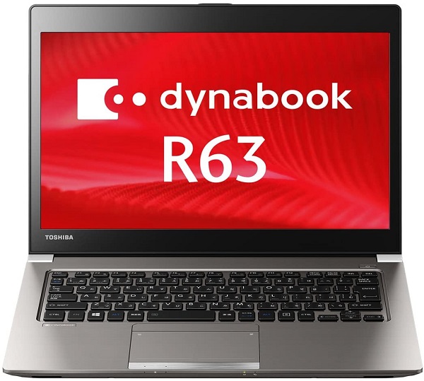 Dynabook R63/P PR63PEAA633AD8H ( Core i5-5200U / 4GB / 128GB SSD / Win10Pro / HD 1366*768) /中古