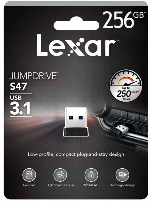 Lexar JumpDrive S47 LJDS47-256ABBK 256GB JumpDrive USB