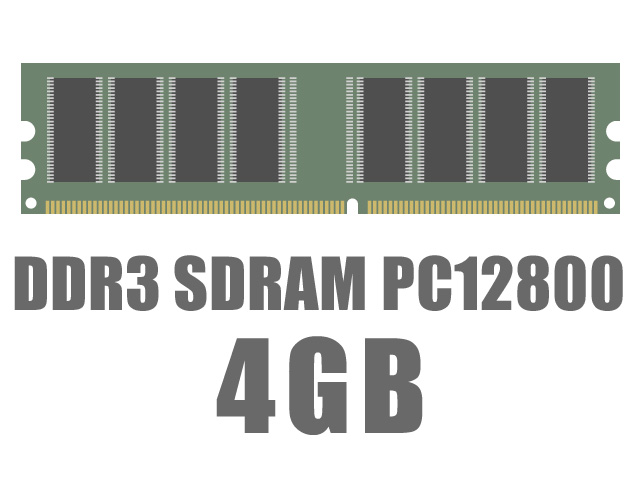 DIMM DDR3 SDRAM PC3L-12800 4GB OEM Х륯 (1.35VŰб)DIMM DDR3 SDRAM PC3L-12800 4GB OEM Х륯 (1.35VŰб)