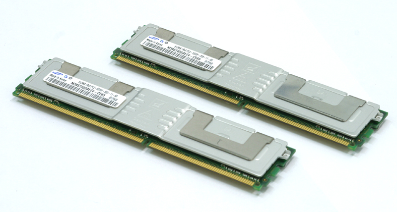 SAMSUNG PC2-5300 FB-DIMM ECC 512MB(M395T6553EZ4-CE66) 2枚計1GB バルク