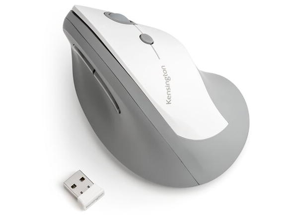 Pro Fit Ergo Vertical Wireless Mouse-Gray K75520JP