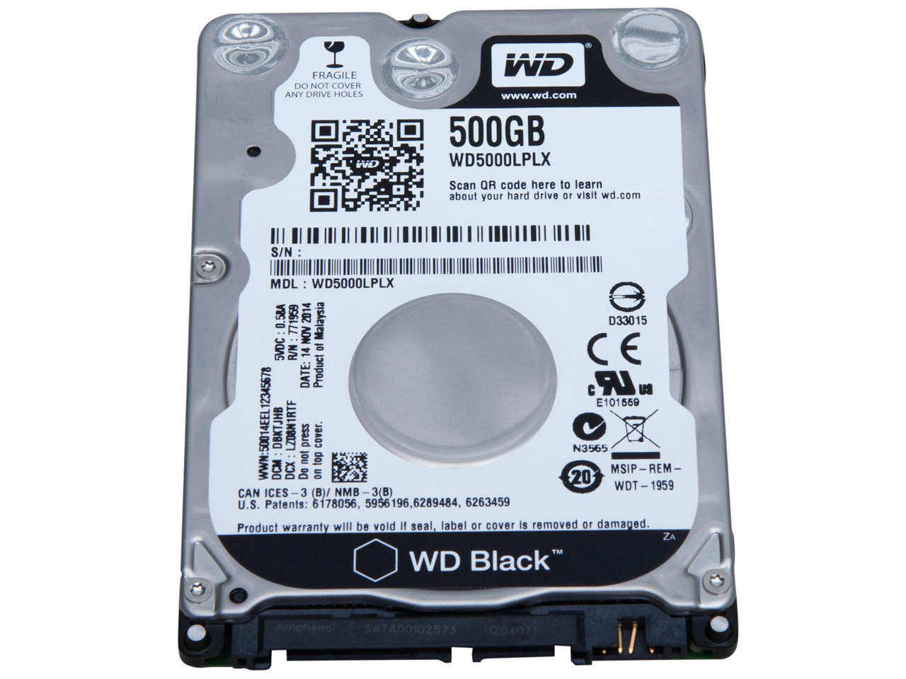 WD5000LPLX [500GB 7mm] /WD5000LPLX [500GB 7mm] /