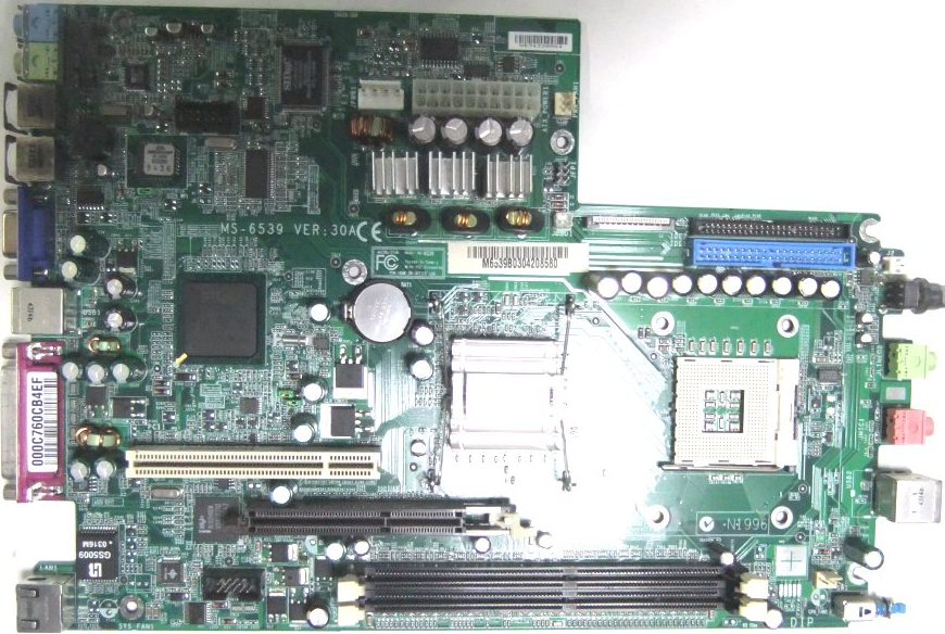 MS-6539 Ver3.0A (Intel945G/Socket478/AGP/PCI/DDR*2) + MS6977 (PCI*2饤)