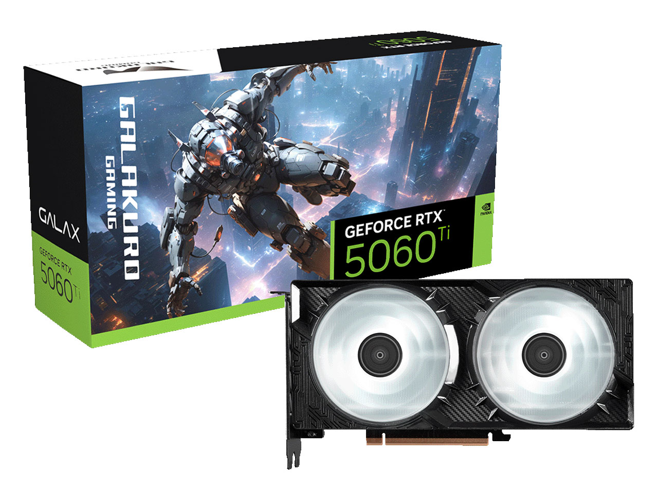 GALAKURO GAMING GG-RTX5060Ti-E8GB/OC/DF [PCIExp 8GB]